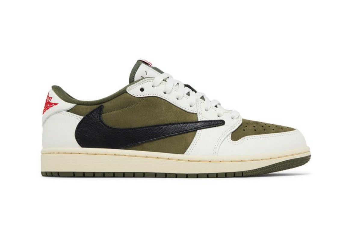 Travis Scott x Air Jordan 1 Retro
Low OG SP Reverse Olive